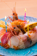 壽司九_生日、纪念日等也会送上惊喜的“寿司糕点”