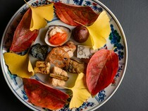 Japanese restaurant Yu-chan_可以品嚐到當季海鮮・山鮮的『八寸』