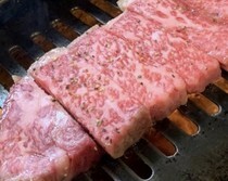 北新地烤肉Satsuma 六本木店_鮮味和甜味達到完美平衡的「特選沙朗牛肉」