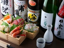 日本橋・茅場町酒場TOTOTO_與當季魚一同享用的「日本酒」