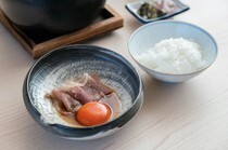 肉割烹Futago THE JUNEI HOTEL KYOTO_特選混合米與「雅」三角五花肉壽喜燒