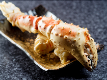 烤牛排、海鮮　鐵板燒　北風_可品尝函馆特有海鲜风味的『白葡萄酒蒸鳕场蟹』