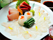 豆魚菜　MANSAKU_严选筑地鲜鱼的“生鱼片3种拼盘”