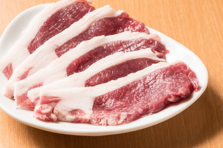 成吉思汗烤肉 牧羊人之店「ITADAKIMASU」_色澤深紅的肉品，原本的味道就足夠美味的一品『里肌』