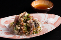 味樂　YUMERI_春季限定推出的菜色『螢烏賊與山菜的天婦羅』