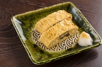 橋本_烤魚的美味和美味的雞蛋相融合的「雞蛋捲鰻魚」
