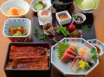 鰻魚　駒形　前川　晴空街道店_能吃到淋有秘製醬汁的烤鰻魚的「SORAMACHI套餐」