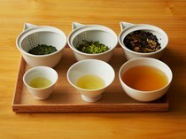 手鞠鰭和日本茶 宗田 -SOUDEN-_3種品茶比較組合