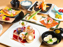 日本料理　松前_大量使用以當地函館產為中心的時令食材所製「會席料理」