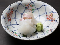 御料理    一燈_可以品嚐滋味豐富的在地鮮魚『生魚片』