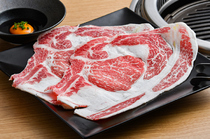 烤肉Minaho　購買一整頭Shinkin牛_美味關鍵是不要烤太久。能品嚐到柔嫩口感及濃郁美味的『信金牛肋眼肉烤涮』