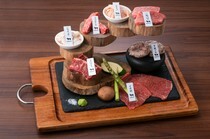 上野 和牛烤肉 USHIHACHI 極_黑毛和牛一頭拼盤 7種