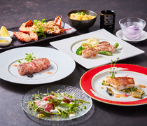 鐵板燒與法國料理餐廳 aboz_可搭配當季食材奢侈享用阿古豬和山城牛沙朗牛排的「16500日圓方案」