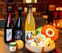 Japanese Fermented Degustation Bar ODORU_搭配與料理一起讓內心平靜下來，味道溫和的自然日本酒，蔬菜的御膳 夢「3種配對套餐」