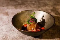 北海道燒肉 KITAUSHI_由食材專家嚴選，盡情享受當季最頂級的奢華美味「當季的北海道食材的開胃菜」