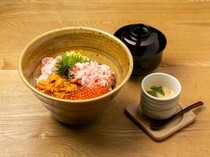 旬菜與酒  ANBAI_盡享北海道的「北之海鮮丼套餐（特級）」