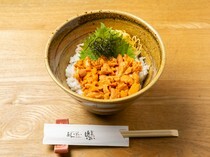 旬菜與酒  ANBAI_徹底品嚐北海道產海膽的「北海道海膽丼」