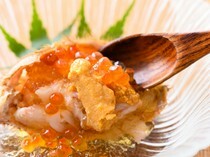 風香_豪華的海鮮組合令人感動「毛蟹和海膽淋上高湯果凍」