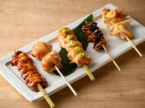 yakitori shouchan 六本木店_烤雞肉串愛好者的絕佳選擇，讓您享受特別體驗「稀有部位5串拼盤」