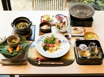 京都蔬菜與炭火料理 庵都_融合日本料理與細膩的京都料理的「庵都會席 -雅Miyabi-」