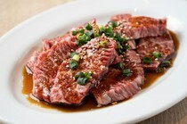 北新地燒肉Satsuma 銀座店_特製蔥醬凸顯美味的『橫隔膜』