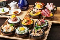肉和魚和牡蠣 OYSTER Bar＆Bistro 魚秀 ～UOHIDE～ 澀谷櫻丘店_精選小碗丼午餐套餐（10款）