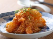 麻布 勇_輕盈的口感與甜辣醬交織的『天然蝦的辣椒醬』
