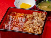 小樽燴炒麵 鶴龍_一次品嚐鰻魚與和牛的豪華「鰻魚和牛蓋飯」