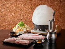 Yamakasafai實之和_品嚐比較本部牛與沖繩阿古豬的「棉花糖壽喜燒套餐」