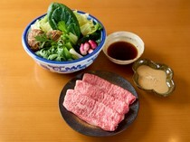 Shabushabu Ogami_滿足味蕾和視覺的「山形牛沙朗涮涮鍋套餐」