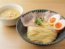 雞戀日 寺田町店_Q彈的粗麵條與濃郁雞肉湯底完美結合的「特製沾麵」