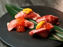 和牛燒肉 一心_品嚐紅肉原味的奢華料理「肉壽司拼盤」