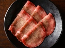 燒肉市場GENKAYA 高田馬場店_檸檬的香氣，清新爽口的味道「牛舌（鹽味）」
